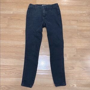 Free People Women's Faded Black Jeans Trouser Style Denim Size 26